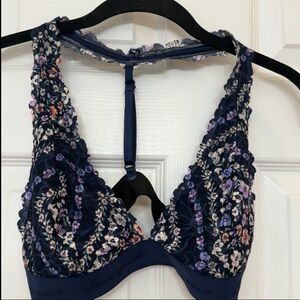 Victoria’s Secret Navy Floral Lace Bralette, Victoria’s Secret PINK Bralette